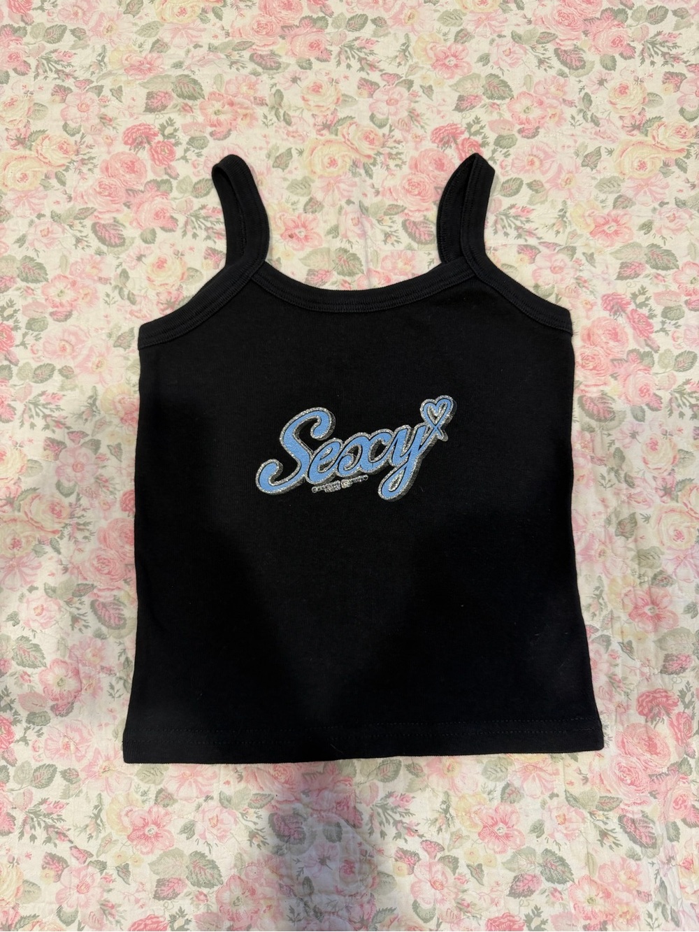 Black 'Sexy' tank top